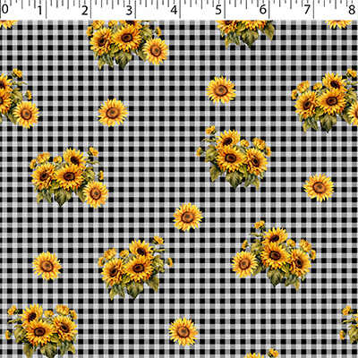 COUNTRY FARM - SUNFLOWER GINGHAM