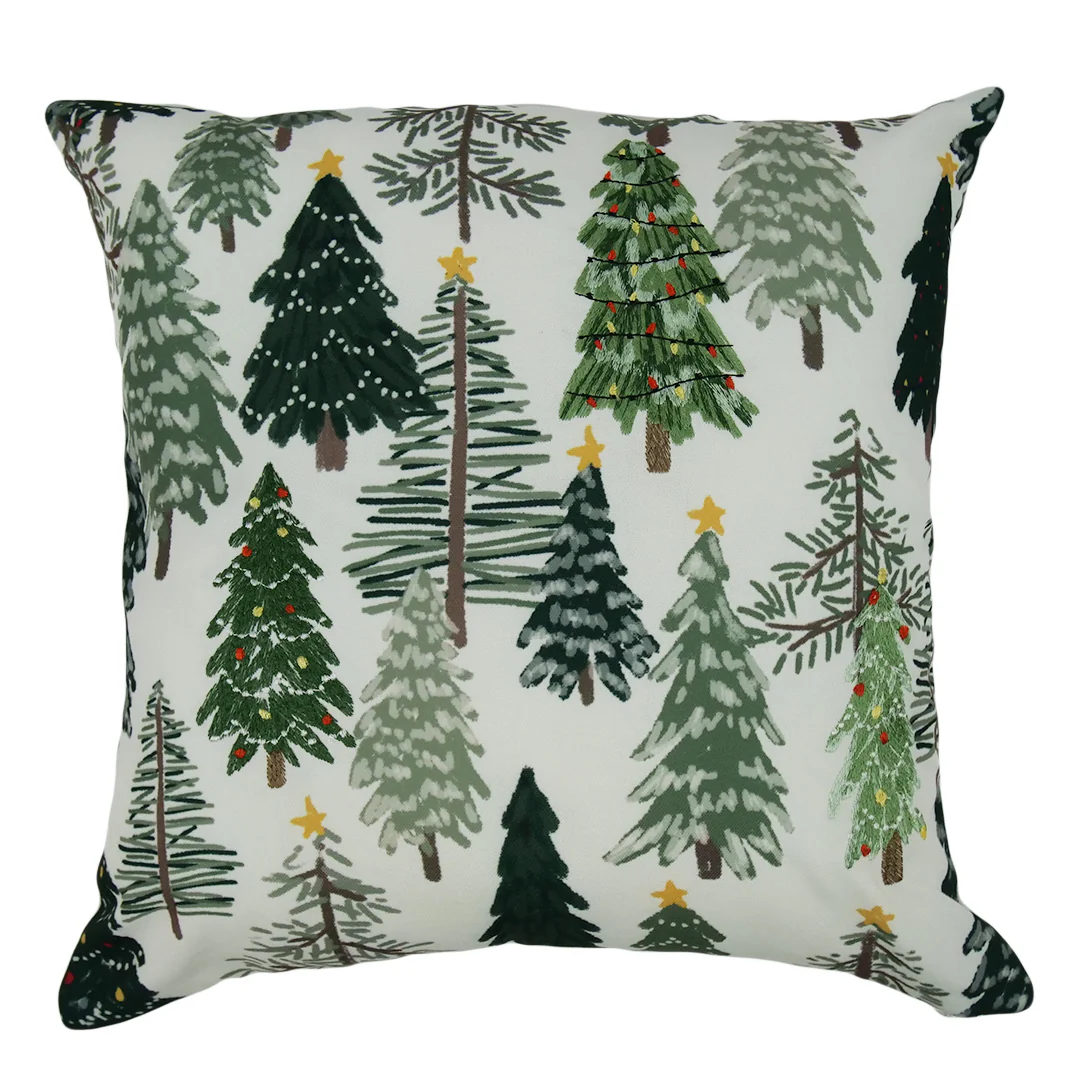 CUSHION COVER - TREE DECOR