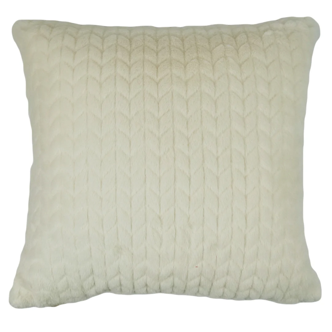 CUSHION COVER - CHEVRON FUR - Image 2