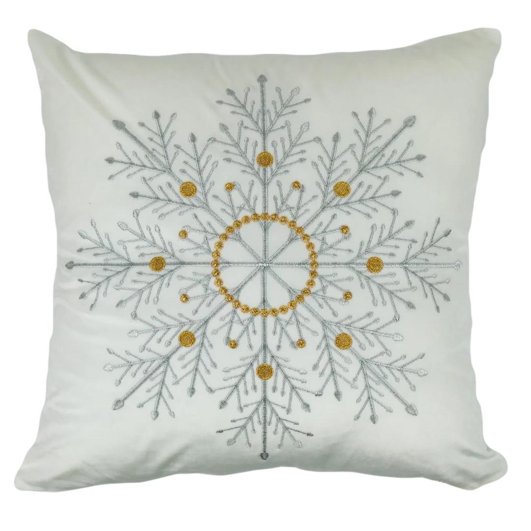 CUSHION COVER - SNOWFLAKE