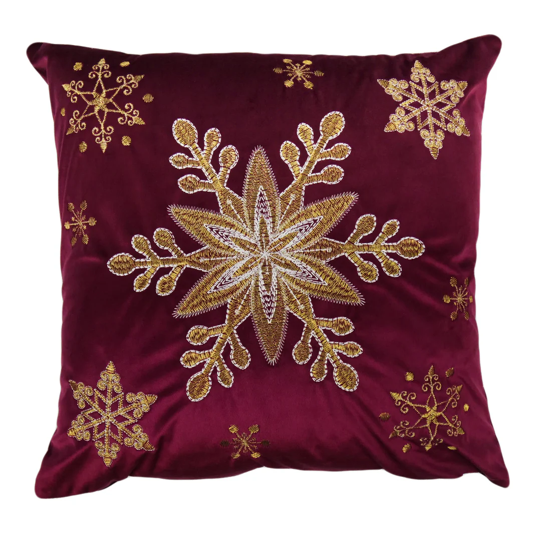 CUSHION COVER - SNOW DAZZLE