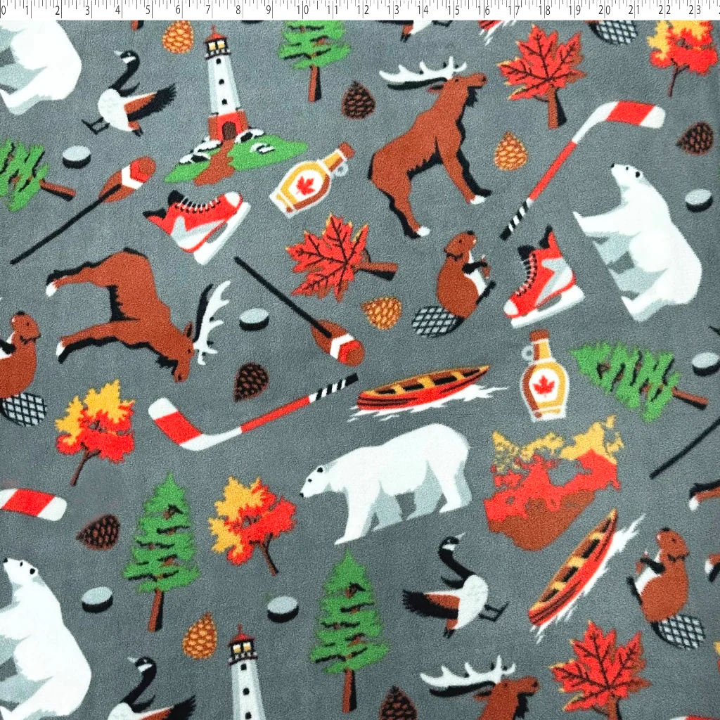 MOUNTAIN FLEECE PRINTS - CANADIAN THINGS - Image 2