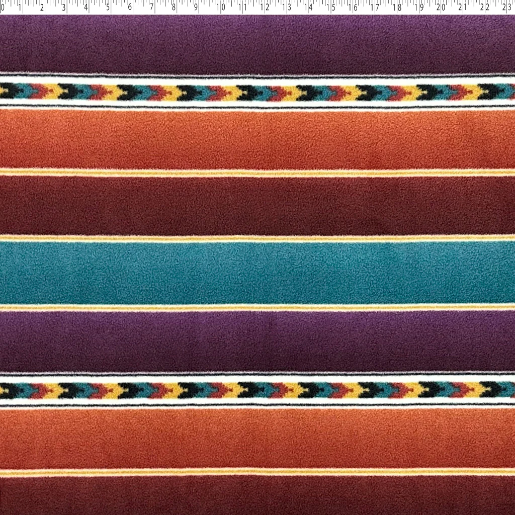 MOUNTAIN FLEECE PRINTS - NAVAJO STRIPE