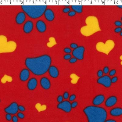 MOUNTAIN FLEECE PRINTS - PAWS & HEARTS - Image 3