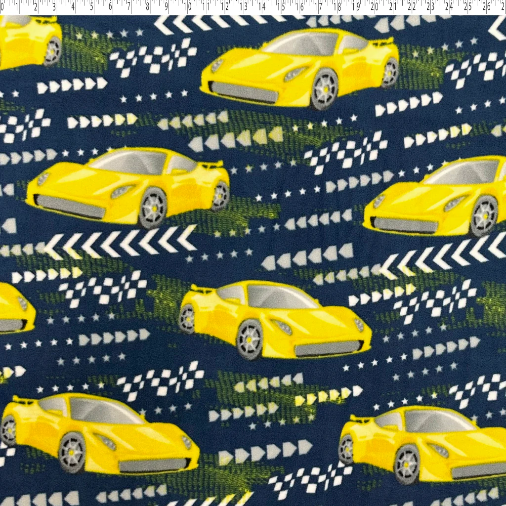MOUNTAIN FLEECE PRINTS - RACING CAR - Image 3