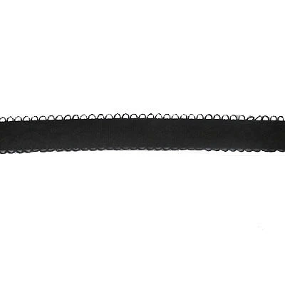 ELASTIC SCALLOPED EDGE LINGERIE W/PATTERN 14MM - Image 2