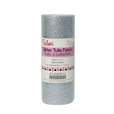 15.24CM (6") GLITTER TULLE SPOOLS - 10YDS - Image 2