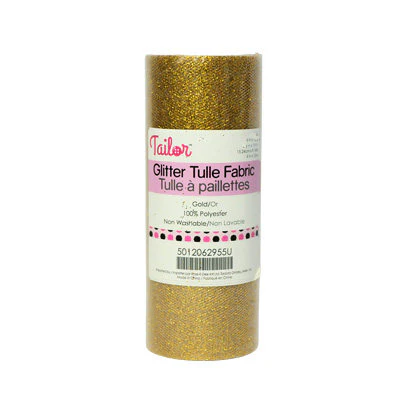 15.24CM (6") GLITTER TULLE SPOOLS - 10YDS - Image 3