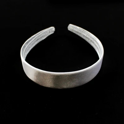 HAIR BAND PLASTIC RIBBON COVERED 2.5CM - Image 2