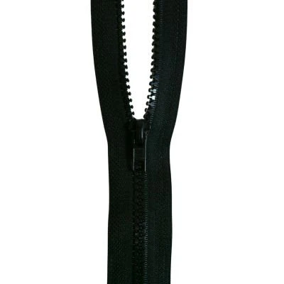 One Way  Open End Zipper  Medium weight  Vislon Teeth #5  20 inch