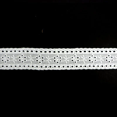 LACE COTTON FLAT EYELET 3.2CM