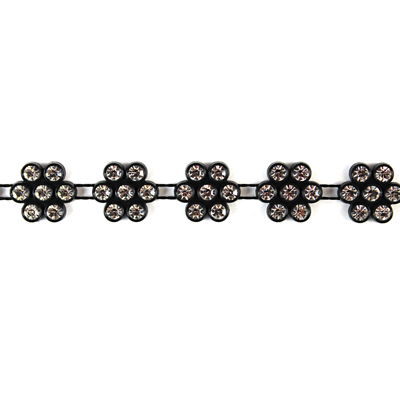 TRIM RHINESTONE FLOWER 10MM - Image 2
