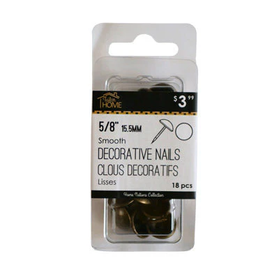 5/8" (15.5MM) SMOOTH DECORATIVE NAILS 18PCS - Image 3