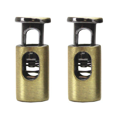METAL CORD STOP 1 HOLE BULLET  15MMX7MM (6MM HOLE) - Image 3