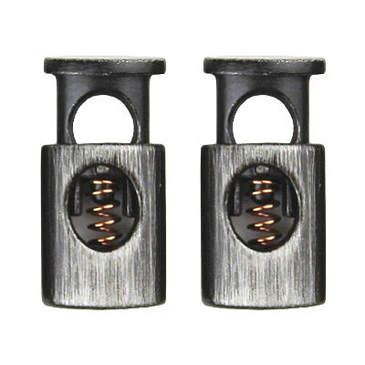 METAL CORD STOP 1 HOLE FLAT BULLET   15MMX10MMX5MM (7MM HOLE) - Image 4