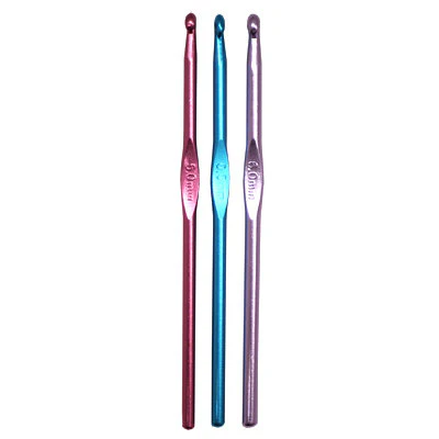 CROCHET HOOKS SET - ALUMINUM