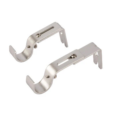 TAILOR HOME ADJUSTABLE DRAPERY ROD BRACKETS - Image 2