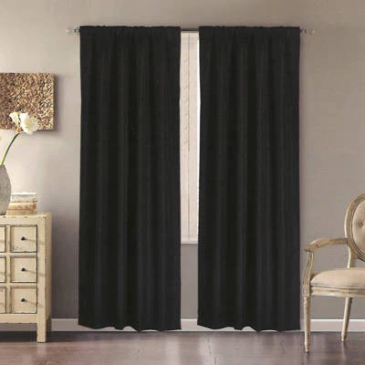 ALSTON BACK TAB PANEL - BLACK