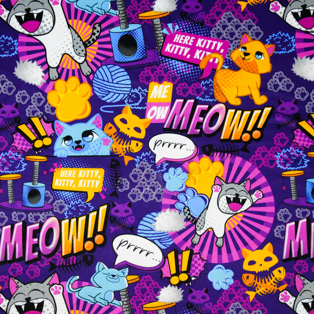 ARIELLE - KNIT PRINTS - CATS - Image 3