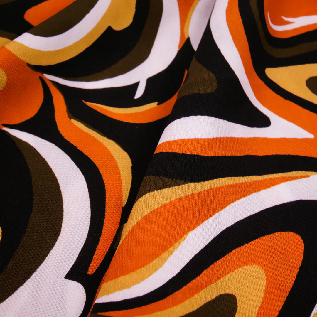 ARIELLE - RAYON PRINTS - SWIRL GEOMETRIC - Image 5