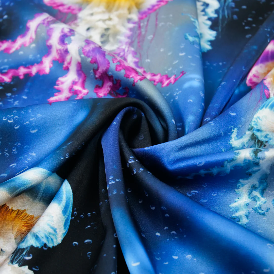 ARIELLE - SATIN PRINTS - JELLY FISH - Image 3