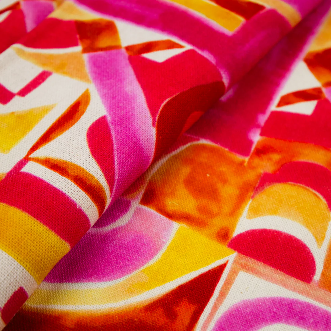 BARBADOS - RAYON/LINEN PRINTS - GEOMETRICS - Image 3