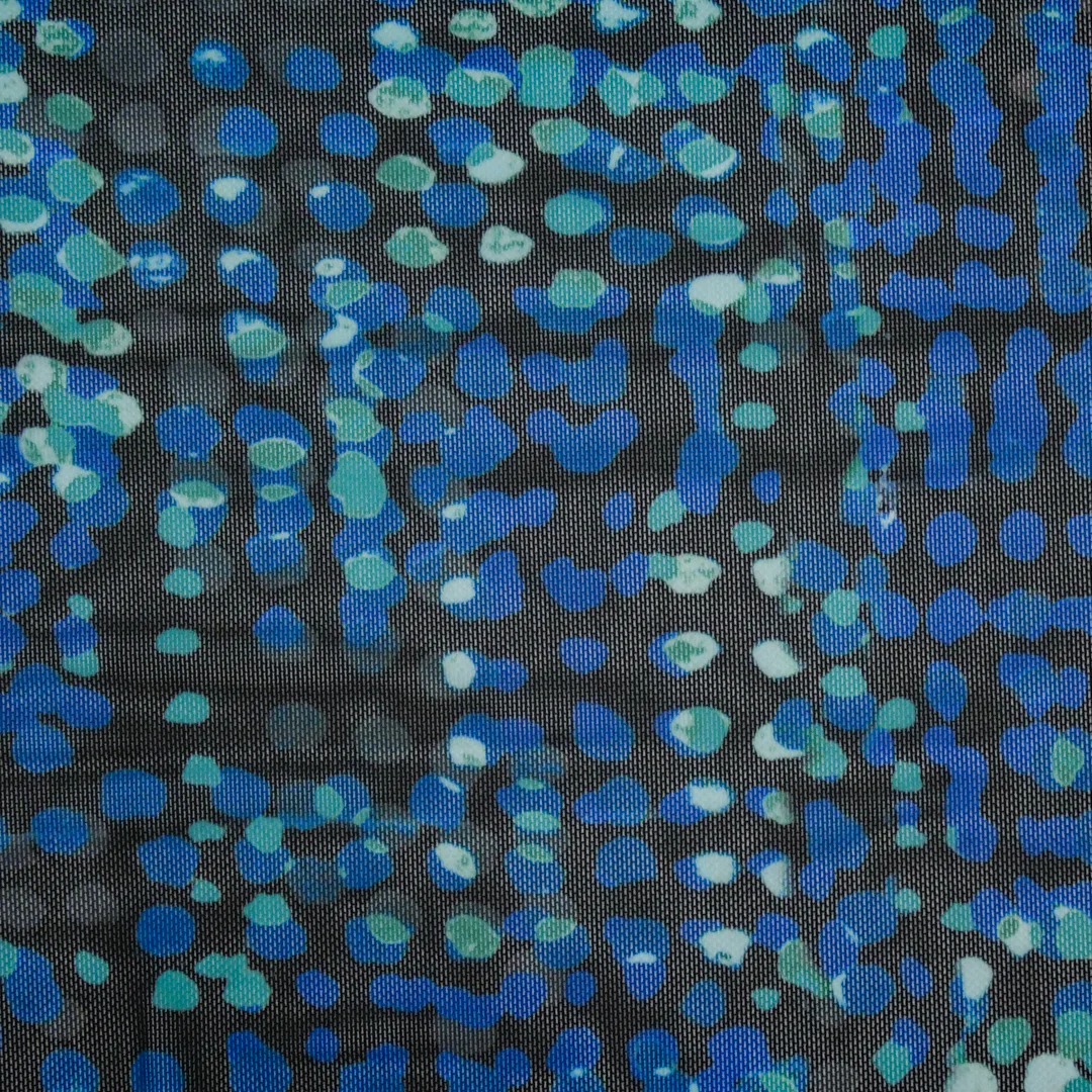 BLUE HORIZON - MESH PRINTS - IRREGULAR DOTS - Image 3