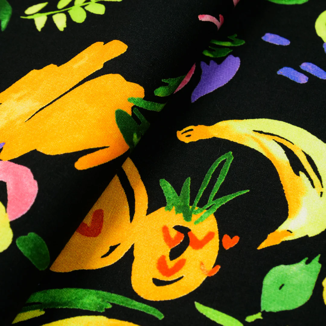 CHIT CHAT COLLECTION - STRETCH COTTON PRINTS - ABSTRACT FRUIT - Image 2