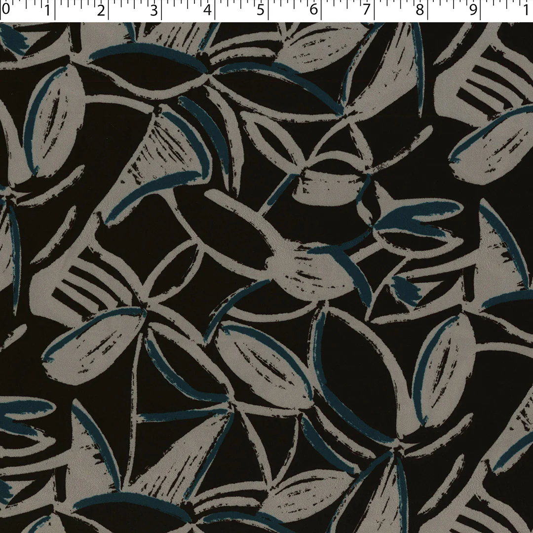CLARISSA SATIN PRINTS - ABSTRACT SHAPES