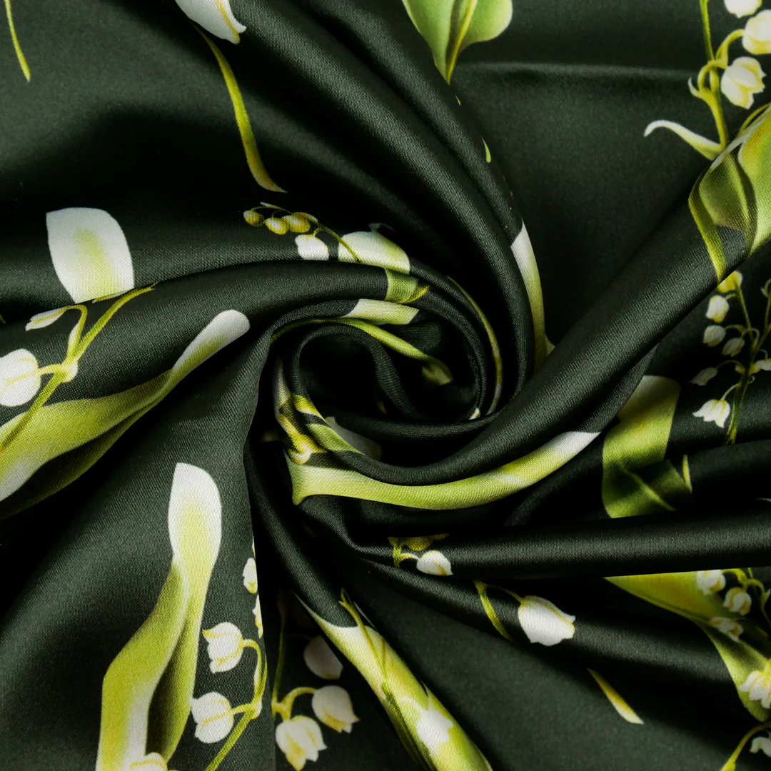 CONVENT GARDEN - SATIN PRINTS - LILY OF THE VALLEY - Image 3