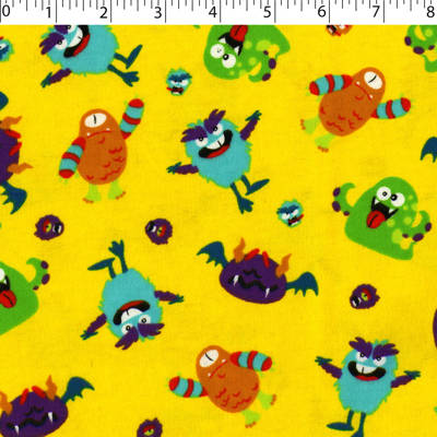 FLANNELETTE PRINTS - HI MONSTER - Image 2