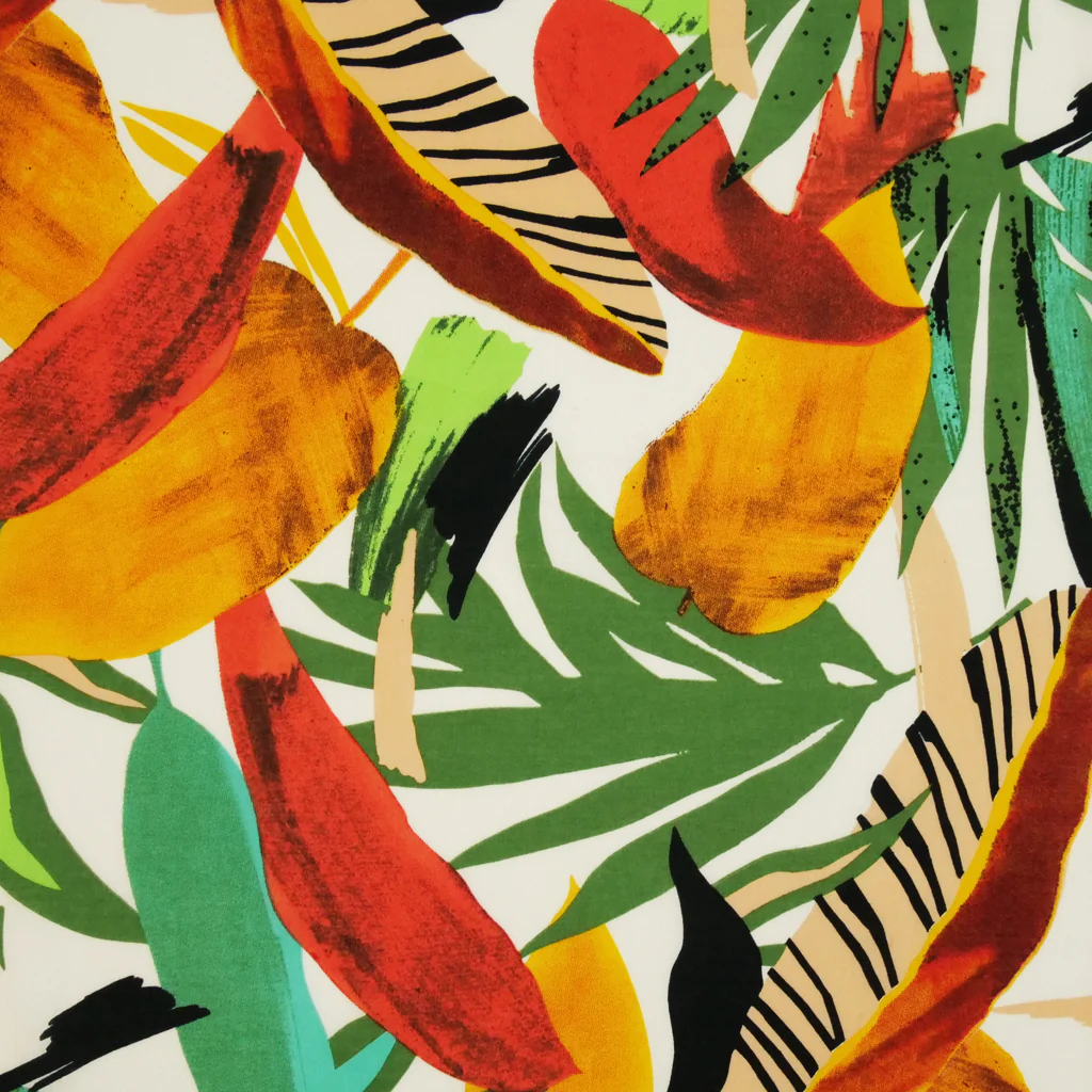 ARTEMIS COTTON VOILE PRINTS - TROPICAL LEAVES - Image 3
