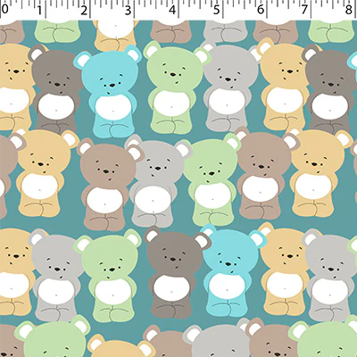 FLANNELETTE PRINTS - TEDDY ROWS - Image 2
