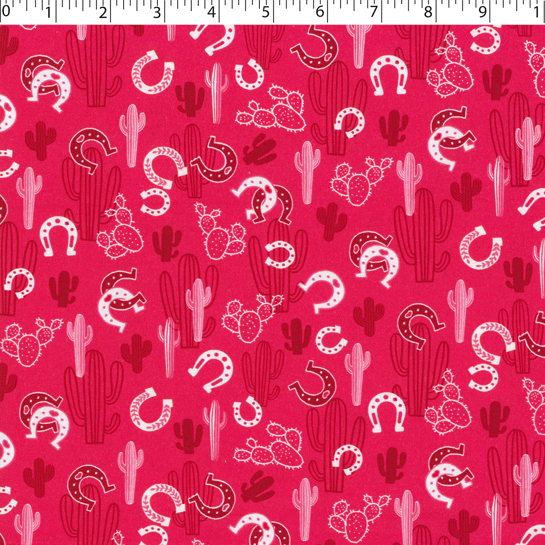 COWGIRL - 004 HORSESHOES (PINK)