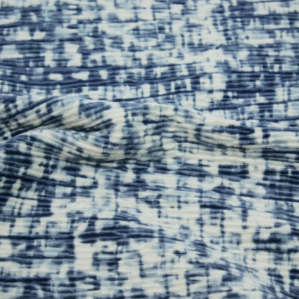 ELEGANT LOUNGING - CRINKLE VELOUR PRINTS - ABSTRACT - Image 2