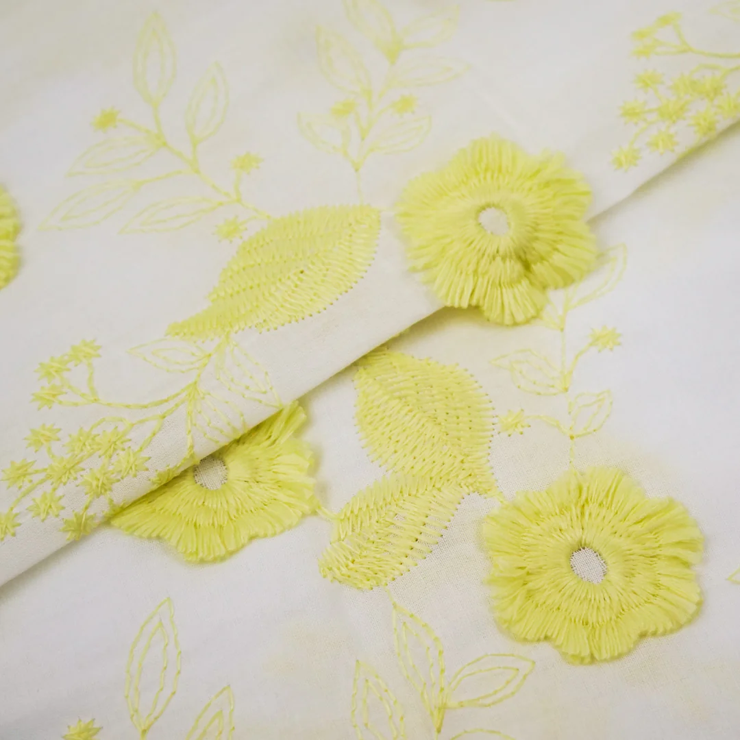 DAYDREAM COLLECTION - EMBROIDERED COTTON VOILE