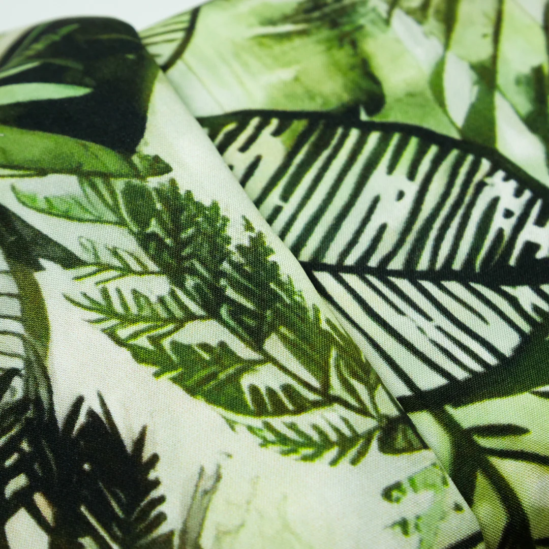 DEIRDRE RAYON POPLIN PRINTS - LEAVES - Image 2