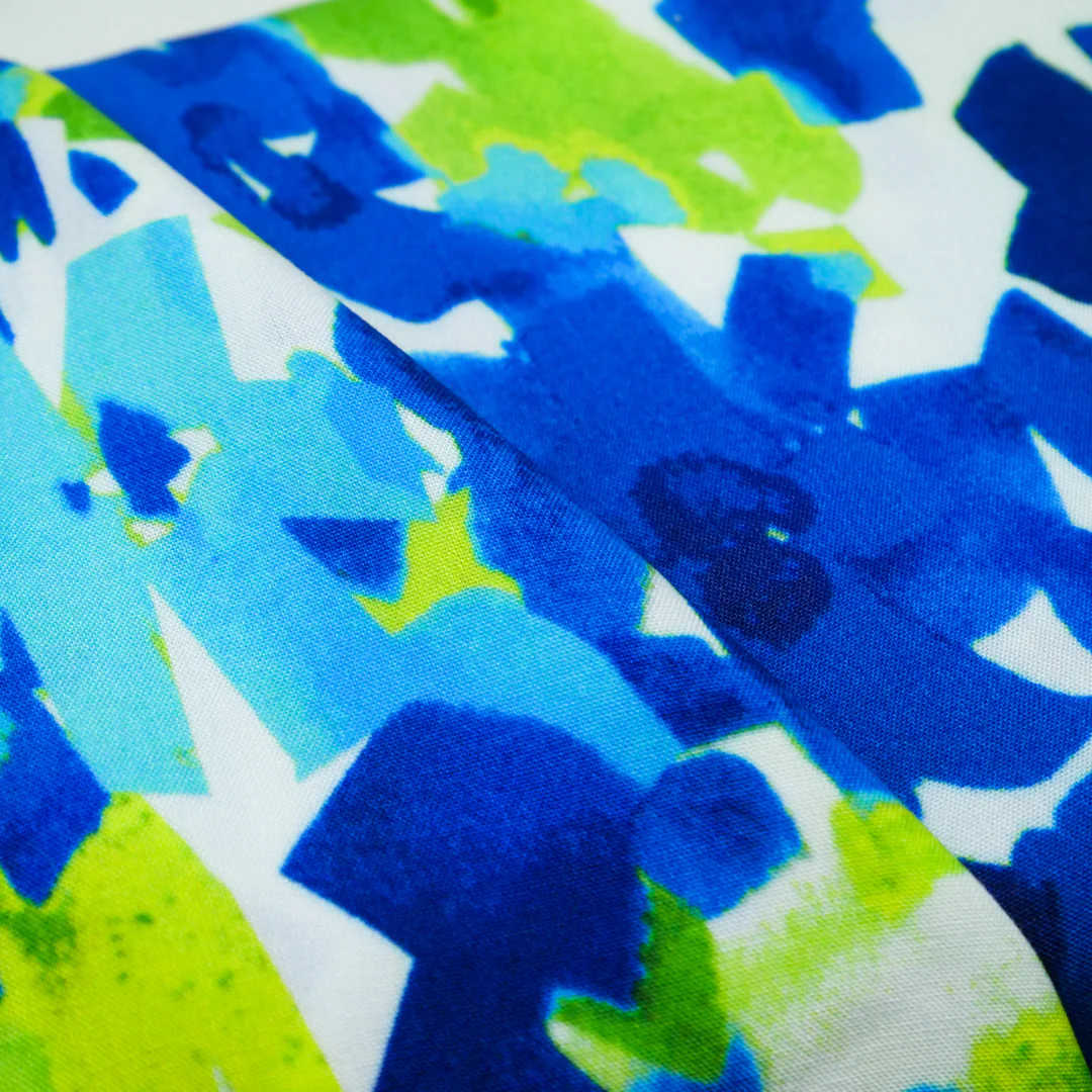 DEIRDRE RAYON POPLIN PRINTS - MED WATERCOLOR FLORAL - Image 2