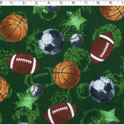 FLANNELETTE PRINTS -PLAY BALL - Image 3