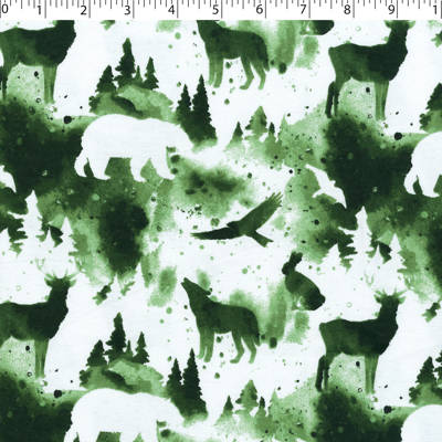 FLANNELETTE PRINTS -FOREST SHADOW - Image 3