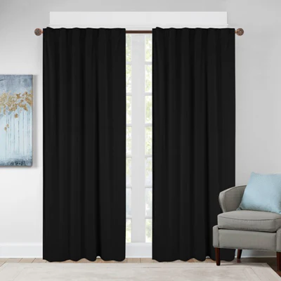 FRANCIS BACK TAB PANEL - BLACK