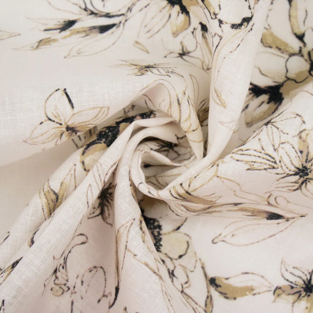 GALWAY - LINEN PRINTS - FLORAL BORDER - Image 3