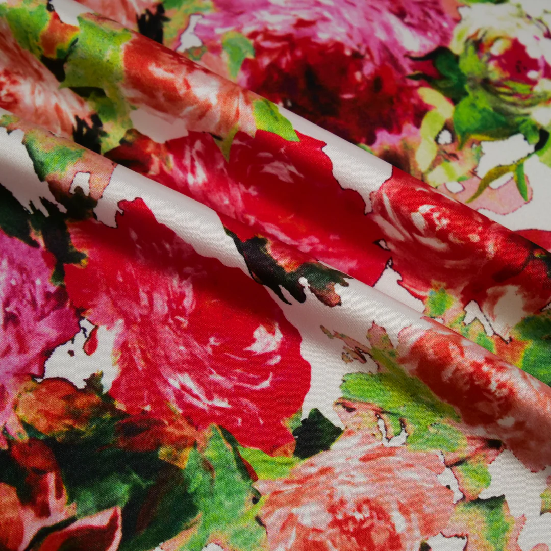 GEMINI COLLECTION - SATIN PRINTS - WATERCOLOR FLORAL - Image 2