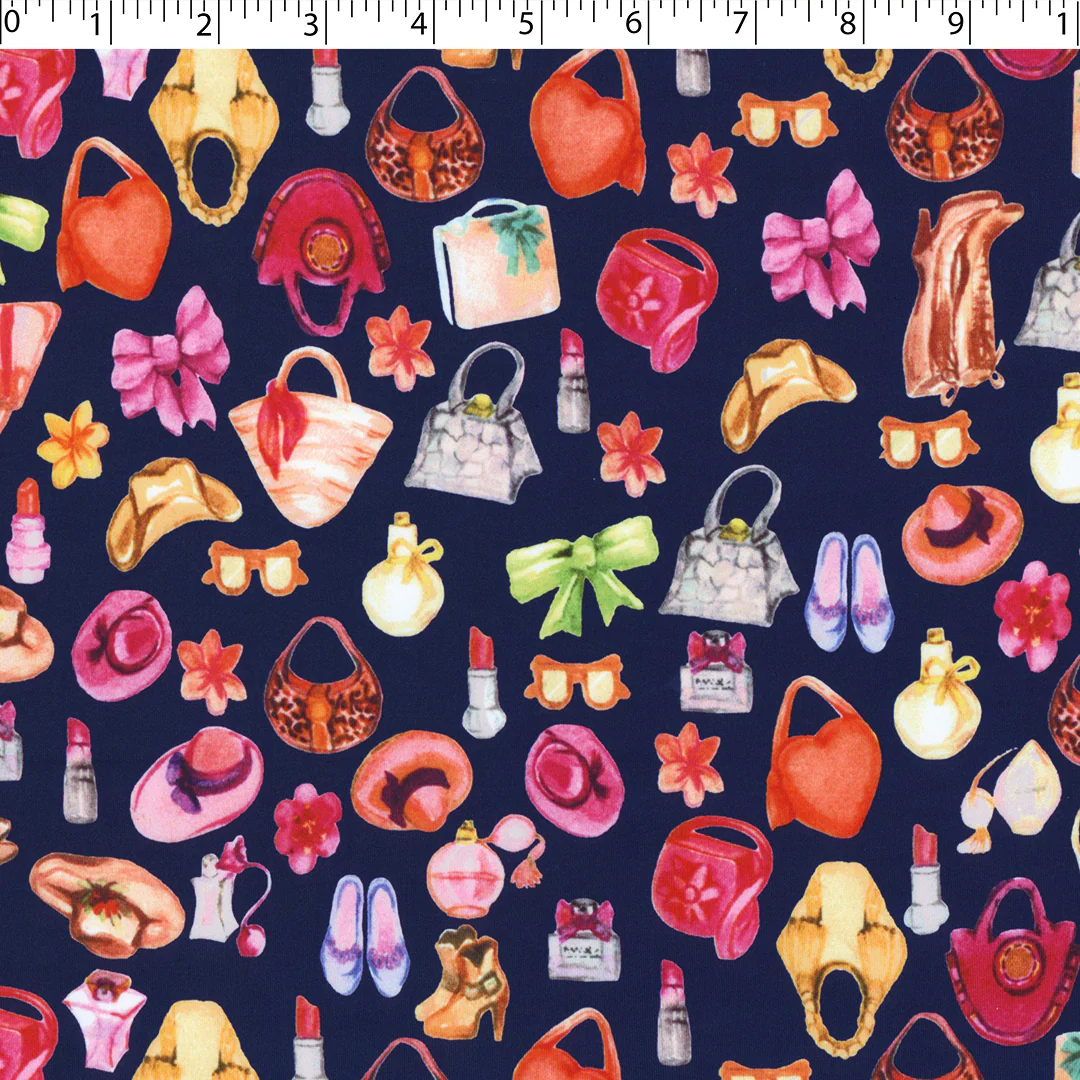 GIGGLES AND GRAPHICS - KNIT PRINTS - PURSES / HATS / BOWS