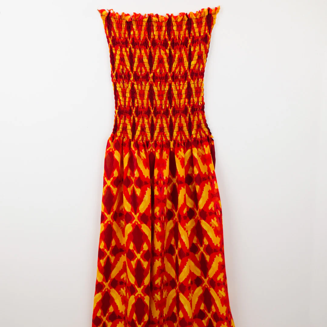 HARMONY POLYESTER SMOCKING - ETHNIC BATIK