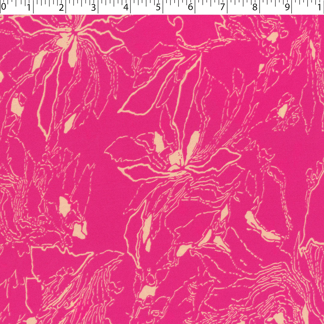 ILENE CREPE PRINTS - MONTONE FLORAL