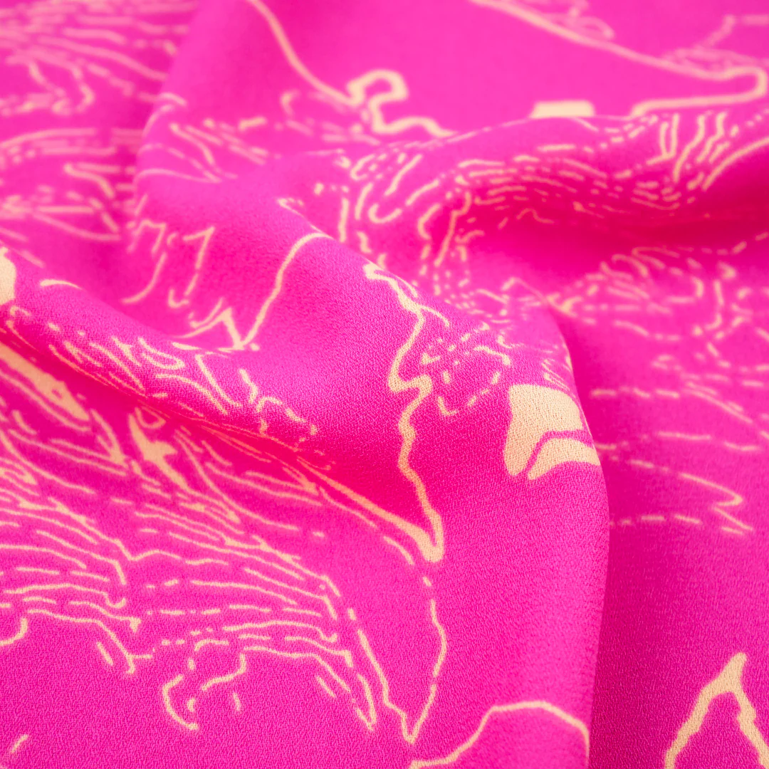 ILENE CREPE PRINTS - MONTONE FLORAL - Image 2