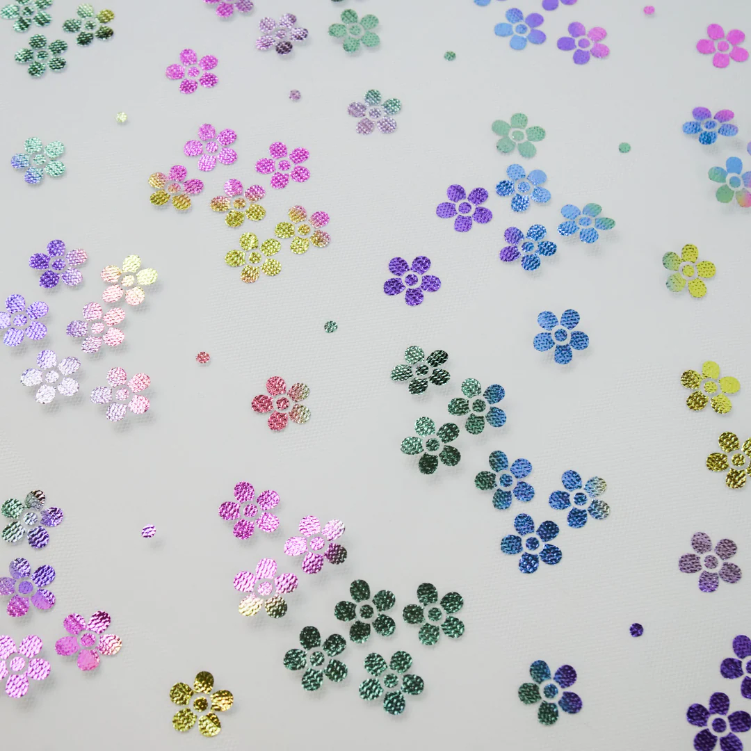 JUSTIN AND JUSTINE - RAINBOW FLOWER TULLE