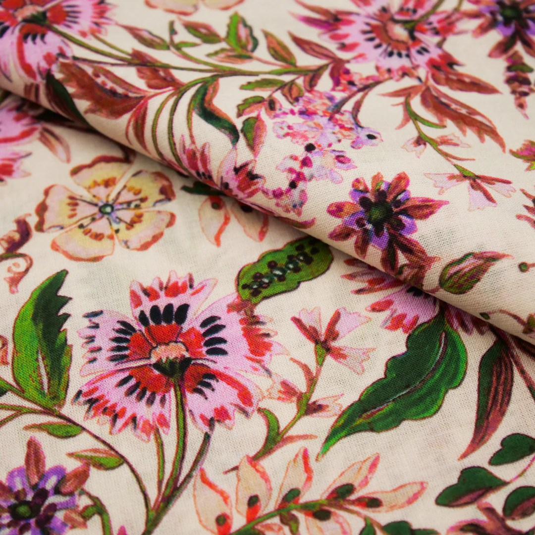 MARBELLA-COTTON VOILE PRINTS-FOLKLORIC - Image 2