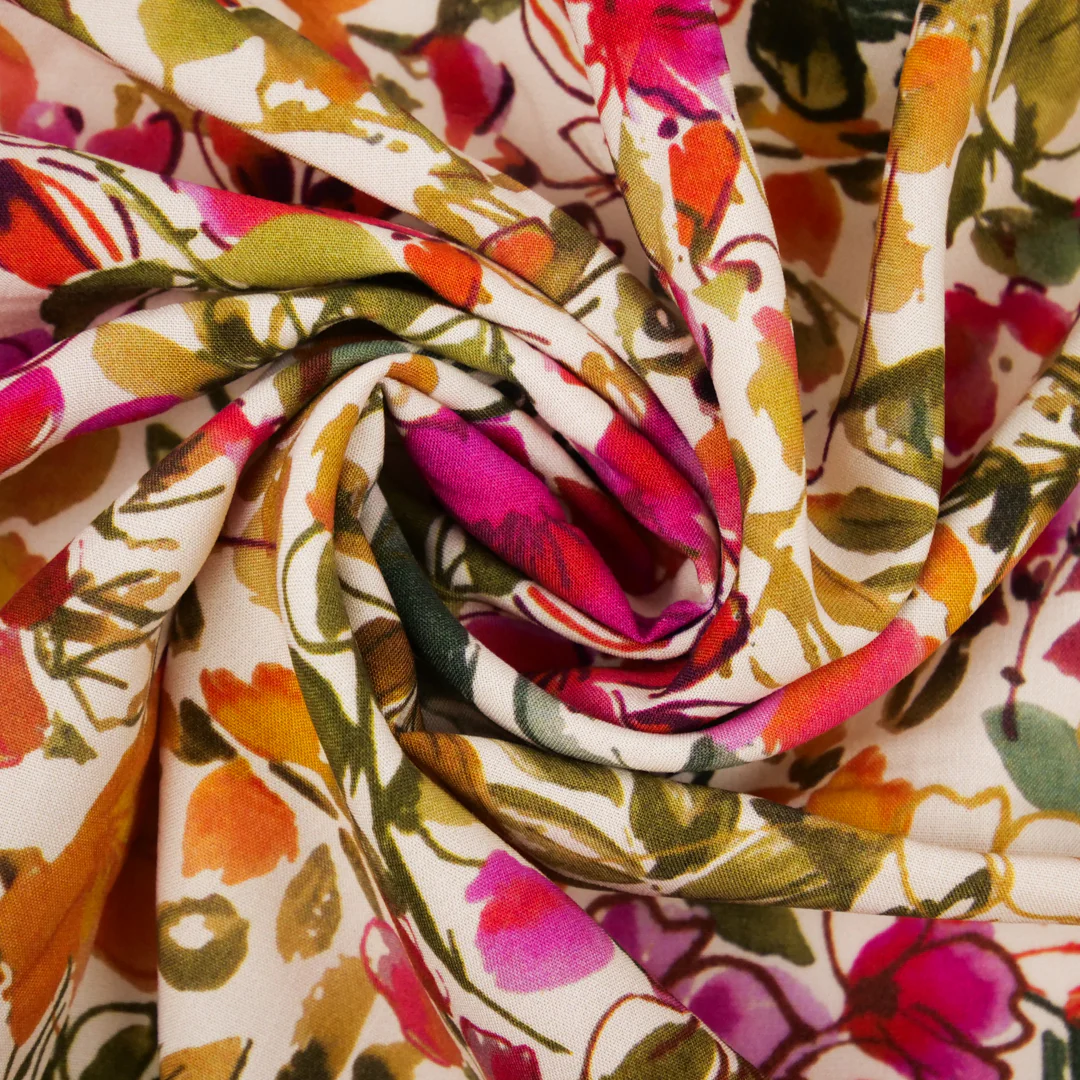 MILA COLLECTION-RAYON POPLIN PRINTS-FLORAL - Image 2